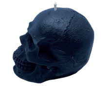 Load image into Gallery viewer, Black Skull Candle