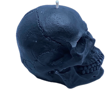 Load image into Gallery viewer, Black Skull Candle