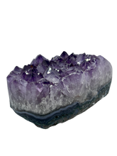 Load image into Gallery viewer, Amethyst Two Side Polished Cluster #1