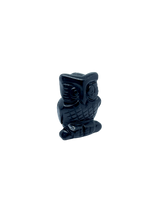 Load image into Gallery viewer, Black Obsidian Owl