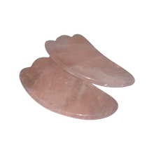 Load image into Gallery viewer, Rose Quartz Gua Sha Tool