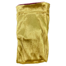 Load image into Gallery viewer, Red & Gold Velvet Tarot Bags
