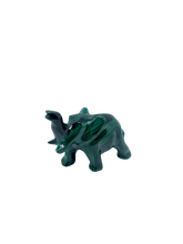Load image into Gallery viewer, Malachite Elephant #1