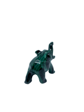 Load image into Gallery viewer, Malachite Elephant #1