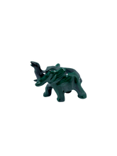 Load image into Gallery viewer, Malachite Elephant #1