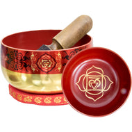 Root Chakra Singing Bowl – Red Grounding & Stability Sound Healing Set | Queen City Curio & Apothecary Toronto
