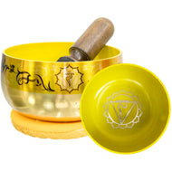 Solar Plexus Chakra Singing Bowl – Yellow Confidence & Power Sound Healing Set | Queen City Curio & Apothecary Toronto