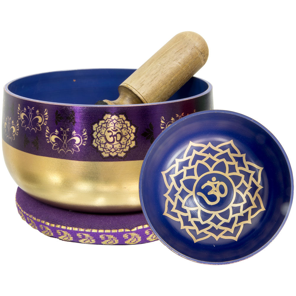 Crown Chakra Singing Bowl – Purple Enlightenment Sound Healing Set | Queen City Curio & Apothecary Toronto