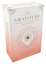 Load image into Gallery viewer, Gratitude Journal and Inspirational Card Deck Set
