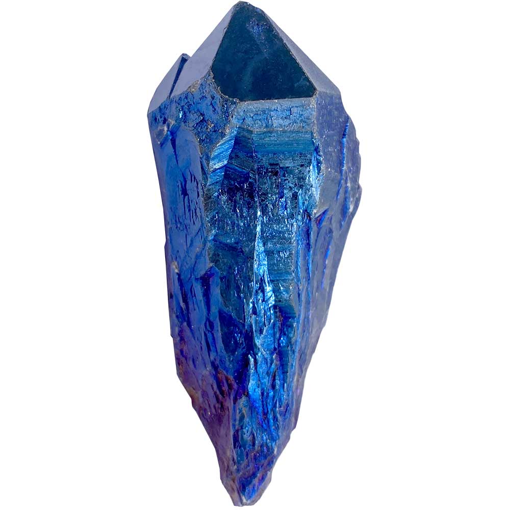 Deep Blue Aura Plated Crystal Points – Cobalt Aura Healing Crystals | Queen City Curio Toronto