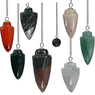 Gemstone Pendulums – Divination, Chakra Balance & Energy Work | Queen City Curio Toronto