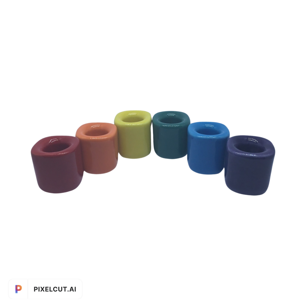 Colored Candle Holders