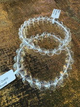 Load image into Gallery viewer, Clear Quartz 8mm Beads Bracelet
