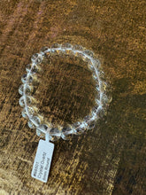 Load image into Gallery viewer, Clear Quartz 8mm Beads Bracelet

