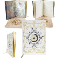 Moon Phase Journal with Moonstone Charm – Lunar Cycle & Dreamwork | Queen City Curio Toronto