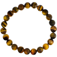 Tiger’s Eye Bracelet 8mm – Power, Creativity & Prosperity | Queen City Curio Toronto
