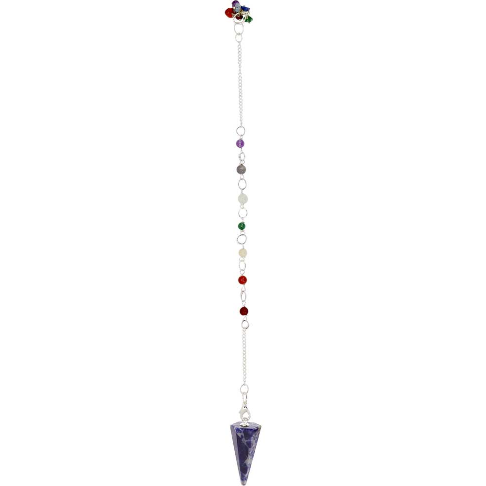 Chakra Sodalite Pendulum