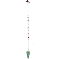 Turquoise Chakra Pendulum – Hexagonal Crystal for Balance & Communication | Queen City Curio Toronto