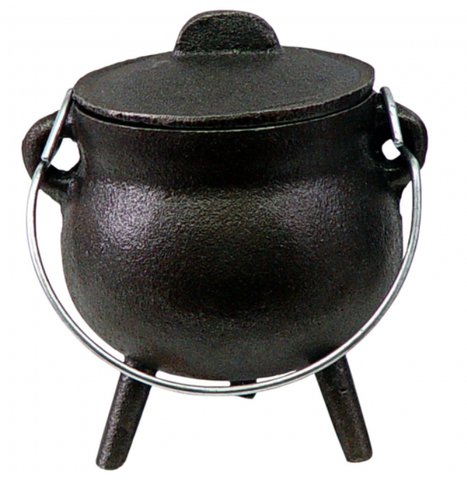 Small Cast Iron Cauldron