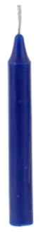 Dark Blue Mini Candle on white background