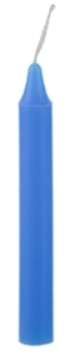 Light Blue Mini Candle on white background