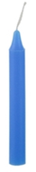 Light Blue Mini Candle on white background