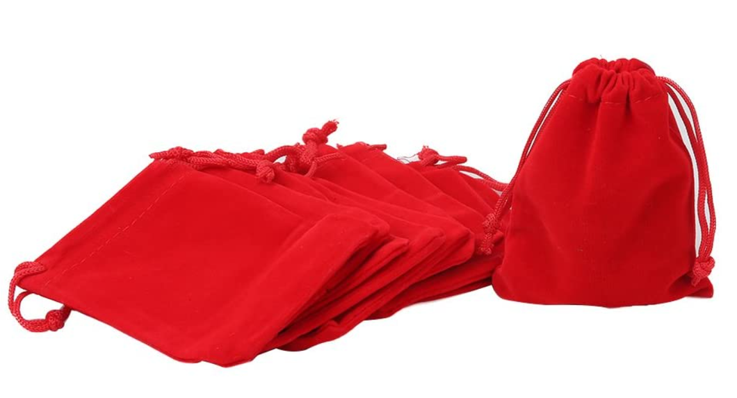 Red Cloth Bag for Mojo