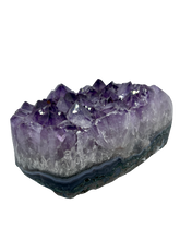 Load image into Gallery viewer, Amethyst Two Side Polished Cluster #1
