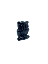 Load image into Gallery viewer, Black Obsidian Owl
