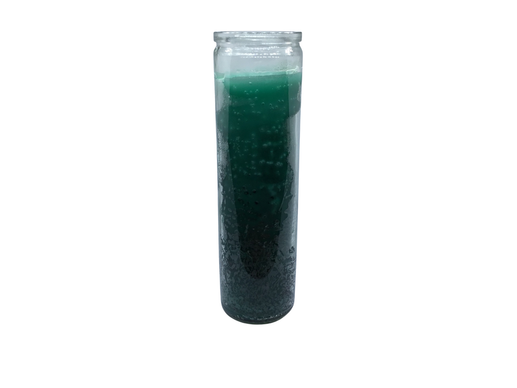 Green Seven Day Candle 2.25in x 8in