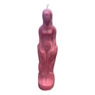 Pink Female Figure Candle