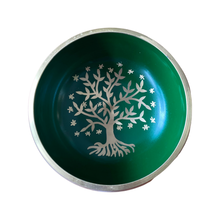 Load image into Gallery viewer, Tree Of Life Green Singing Bowl
