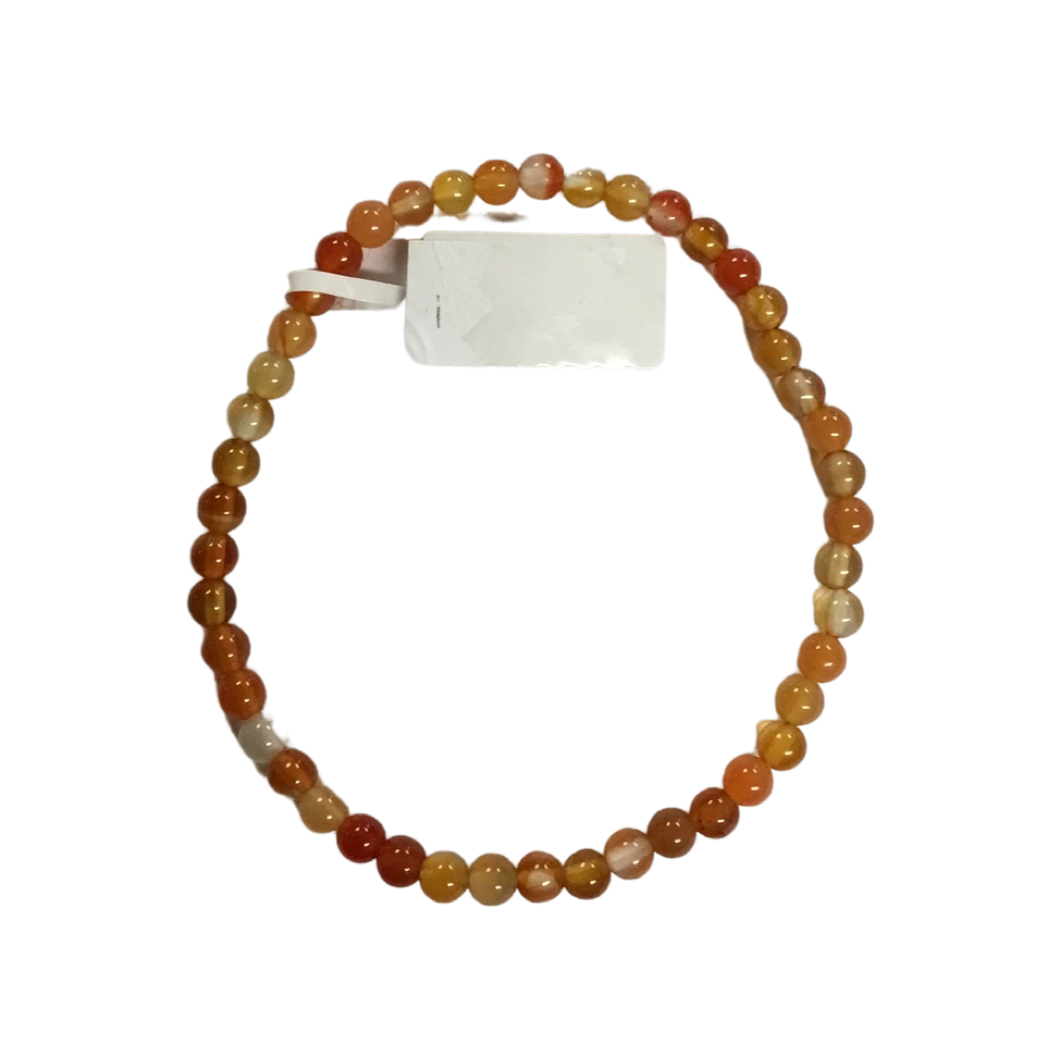 Brown and Red Agate Bracelet