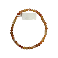 Brown and Red Agate Bracelet