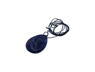 Flat Oval Sodalite Pendant