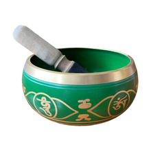 Load image into Gallery viewer, Tree Of Life Green Singing Bowl
