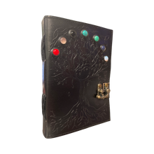 Load image into Gallery viewer, Tree of Life with 7 Stones Journal
