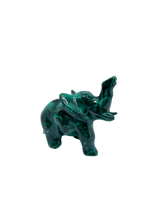 Load image into Gallery viewer, Malachite Elephant #2
