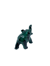 Load image into Gallery viewer, Malachite Elephant #1
