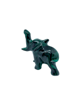 Load image into Gallery viewer, Malachite Elephant #2
